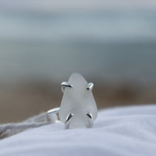 Load image into Gallery viewer, Seaglass swirl ring Size O (Yamba)