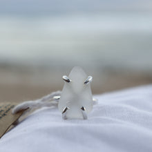 Load image into Gallery viewer, Seaglass swirl ring Size O (Yamba)