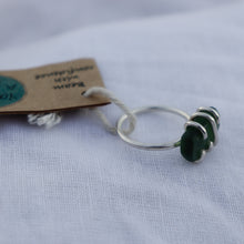 Load image into Gallery viewer, Seaglass swirl ring Size Q1/2 (Port Fairy)