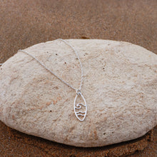 Load image into Gallery viewer, Surfboard swell Necklace 45cm chain