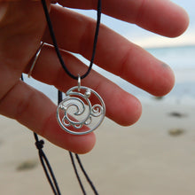 Load image into Gallery viewer, Swirly Dance Necklace - adjustable cord