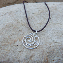 Load image into Gallery viewer, Swirly Dance Necklace - adjustable cord