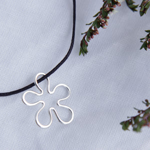Flower Power Necklace (M) Cord