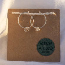 Load image into Gallery viewer, Knotted Hoops - Silver