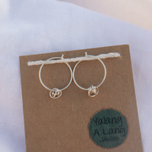 Load image into Gallery viewer, Knotted Hoops - Silver