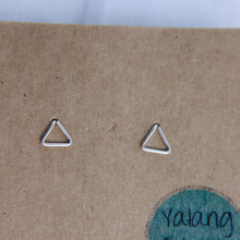 Load image into Gallery viewer, Triangle stud earrings