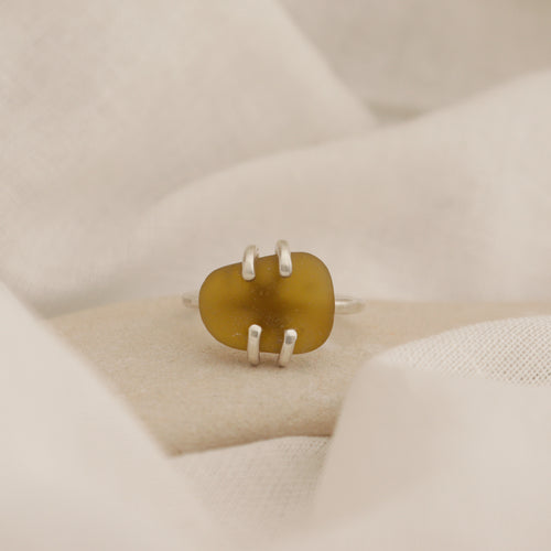 Seaglass Ring Size T (Torquay)