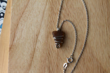 Load image into Gallery viewer, Seaglass swirl Necklace (Barwon Heads, VIC) 40cm chain