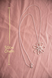 Spiral Daisy Necklace (Large)